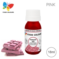 Barwnik do białej czekolady 18ml - Różowy Pudrowy