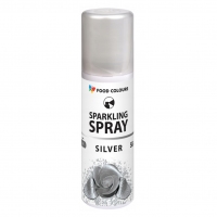 Barwnik sparkling - srebrny spray - 250ml