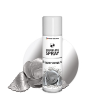 Barwnik sparkling - srebrny spray - 250ml