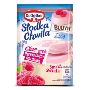 Budyń Słodka chwila - Panna Cotta Malinowa 43g - Dr. Oetker