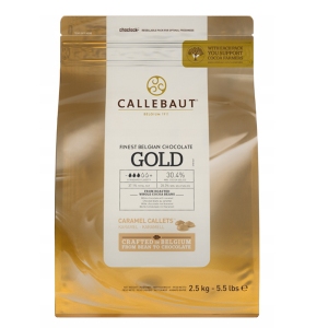 CALLEBAUT Czekolada karmelowa Gold - 2,5kg