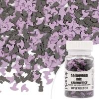 Cukrowe Dekorki Halloween MIX - Czarownice - 30g