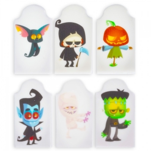 Figurki cukrowe - postacie Halloweenowe - mix 20szt