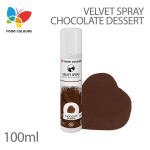 Food Colours Zamsz w spray'u 100 ml - dessert chocolate - czekolada deserowa