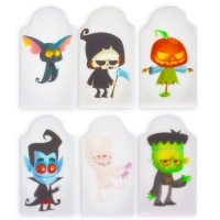 Figurki cukrowe - postacie Halloweenowe - mix 20szt