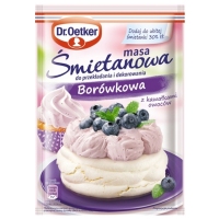 Masa Śmietanowa borówkowa do dekorowania 65g - Dr Oetker