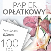 Jadalny papier opłatkowy cienki A4 0,3mm - 100szt - SWEETDECOR