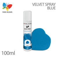 Food Colours Zamsz w spray'u 100 ml - blue - niebieski