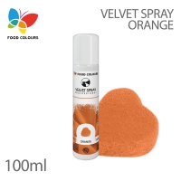 Food Colours Zamsz w spray'u 100 ml - orange - pomarańczowy