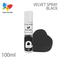 Food Colours Zamsz w spray'u 100 ml - black - czarny