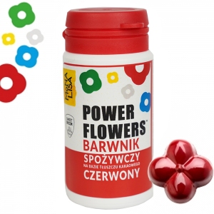 Mona Lisa Barwnik Flower Power Czerwony 10 Szt 10g Sweetdecor