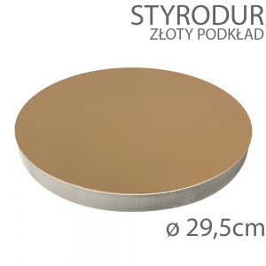 Okrągły podkład styrodur - wys. 22mm - 29,5cm