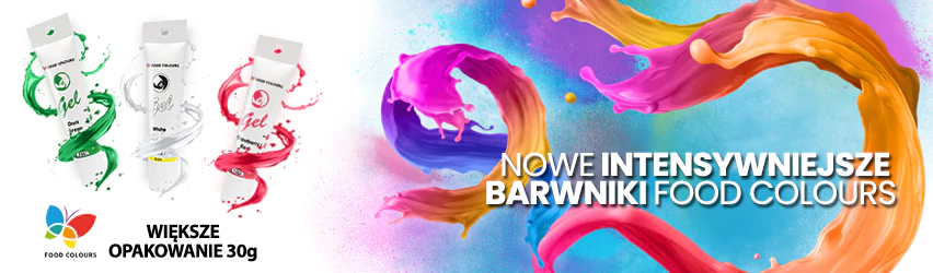 Nowe intensywniejsze barwniki Food Colours