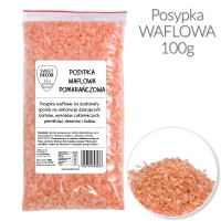 Posypka z opłatka pomarańczowa - 100g