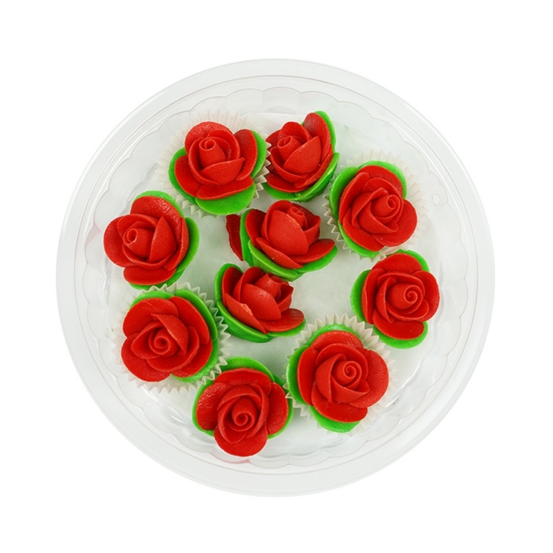 Róże MERCEDES Z LISTKIEM czerwone SweetDecor