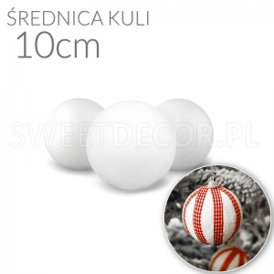 Styropianowa Kula - średnica 10cm