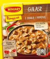 WINIARY - pomysł na - gulasz z cebulą i papryką