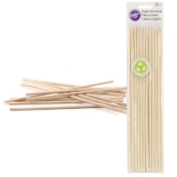 Wspornik bambusowy do tortu piętrowego - 12szt (30,4 cm)